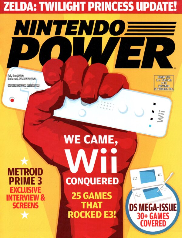 Nintendo Power Issue 206 (August 2006) cover
